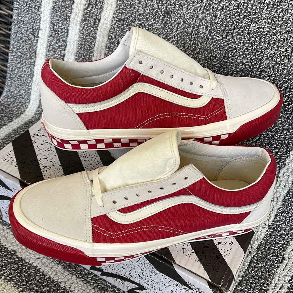 Vans Og Old Skool Lx Bumper Cars Marshmallow MENS - Picture 11 of 16